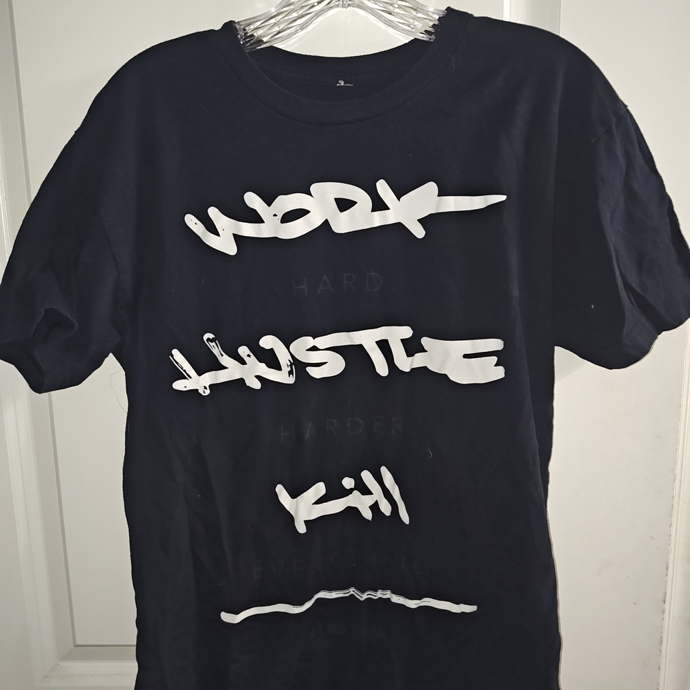 Used Flag Nor Fail x Rob Bailey Workout T-Shirt - Size Small - Rare Design
